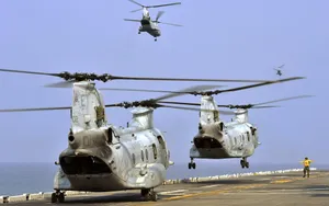 CH-47支奴干运输直升机_5