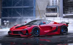 法拉利laferrari超级跑车_12