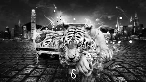 梦幻汽车动物创意设计壁纸_14