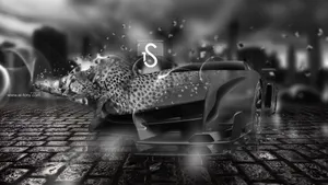 梦幻汽车动物创意设计壁纸_16