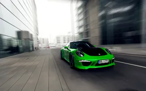 2014款TechArt改装版保时捷911 4S跑车_12