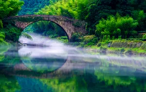 山川河流自然风景图片壁纸_3