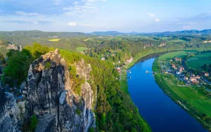山川河流自然风景图片壁纸_9