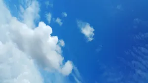 天上的白云云彩图片_8