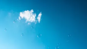 天空中的白云图片_8