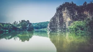 风景怡人的湖泊山水图片_4