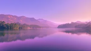风景怡人的湖泊山水图片_8