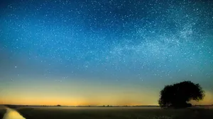 繁星点点的星空图片_3