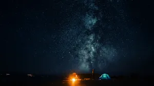 繁星点点的星空图片_7