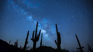 繁星点点的星空图片_11