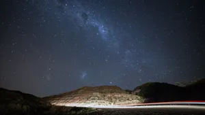 繁星点点的星空图片_14