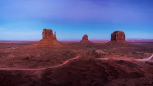 高清美国纪念碑谷风景图片_9