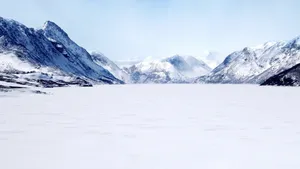 寒冷的冬季白雪雪地美景图片_8