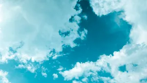 高清蓝天白云图片_5