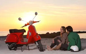 Vespa PX 125摩托车壁纸_7