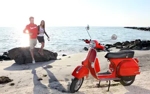 Vespa PX 125摩托车壁纸_8