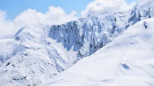 好看的雪景图片_4