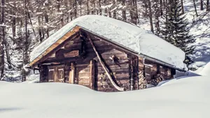好看的雪景图片_7
