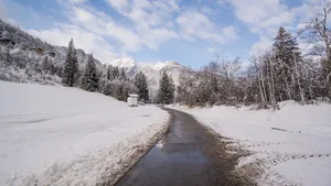 唯美冬季雪景图片壁纸_2