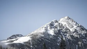 美丽的雪山风景图片_6