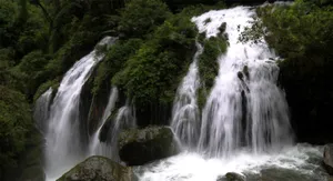 黄龙飞瀑瀑布图片_6