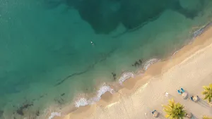 唯美海浪海滩图片_5
