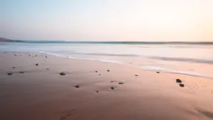 唯美海浪海滩图片_9