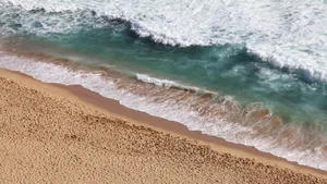 唯美海浪海滩图片_11