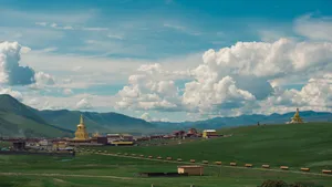 亚青寺风景图片_4