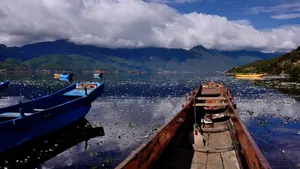 云南泸沽湖风景图片_11