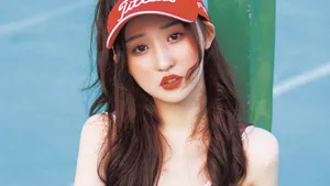 漂亮网球女孩写真图片_2