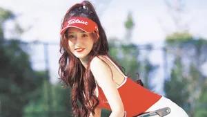 漂亮网球女孩写真图片_6