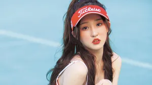 漂亮网球女孩写真图片_7