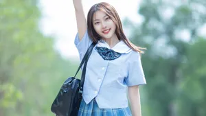 清纯灵动少女图片壁纸,_2