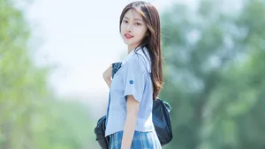 清纯灵动少女图片壁纸,_3