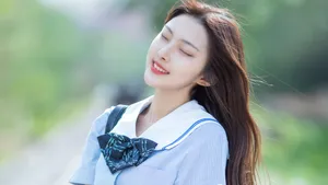 清纯灵动少女图片壁纸,_7