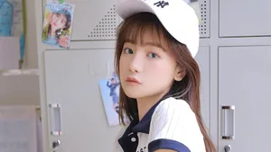 青春运动女孩写真图片_7