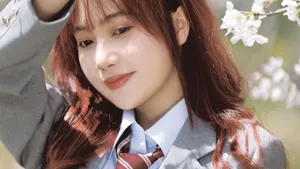 日本制服美女图片_3