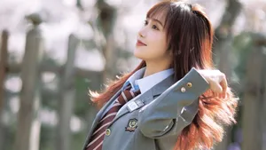 日本制服美女图片_4