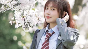 日本制服美女图片_7