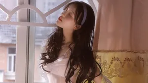 迷人美女写真壁纸_12