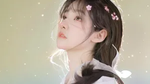 萌哒哒的仙气少女图片第1张