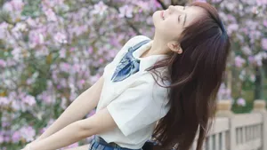 5k高清jk少女唯美写真图片_2
