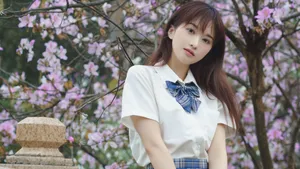 5k高清jk少女唯美写真图片_3