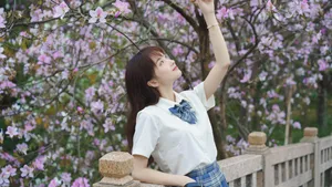 5k高清jk少女唯美写真图片_4