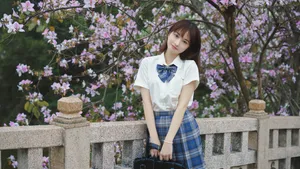 5k高清jk少女唯美写真图片_5