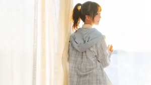 清新唯美马尾少女写真壁纸_4