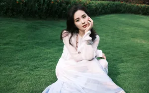 刘诗诗户外高清图片