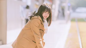 冬日少女甜美高清壁纸_8