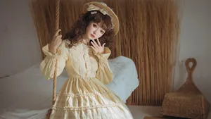 洛丽塔少女甜美写真图片_6